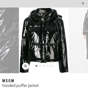 MSGM hooded puffer jacket